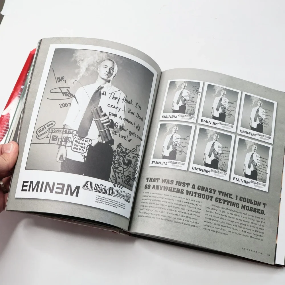 Eminem The Way I Am Hardcover Book- No Bonus DVD - Marshall Mathers Biography‎